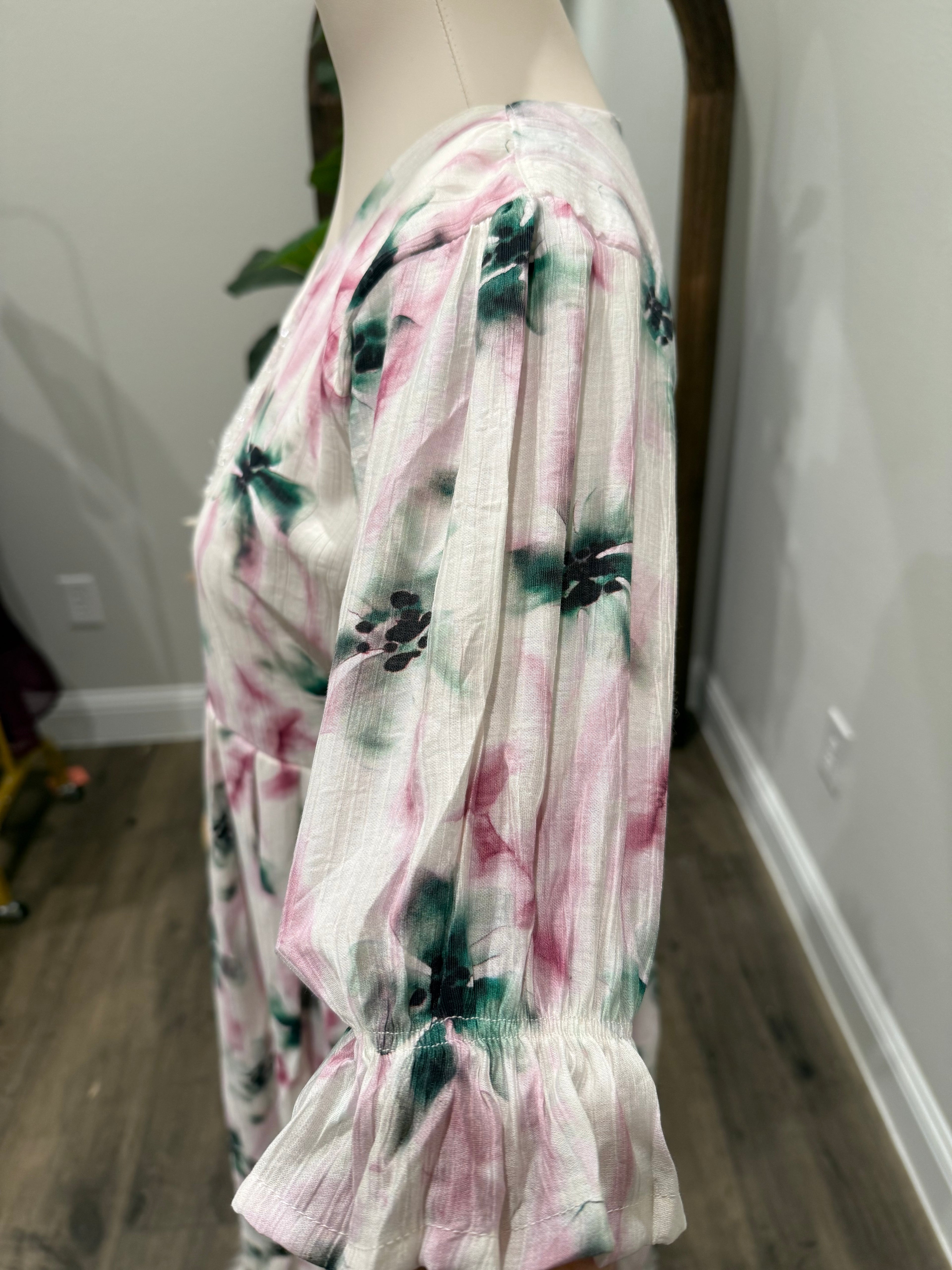 Floral Printed Midi Dress
