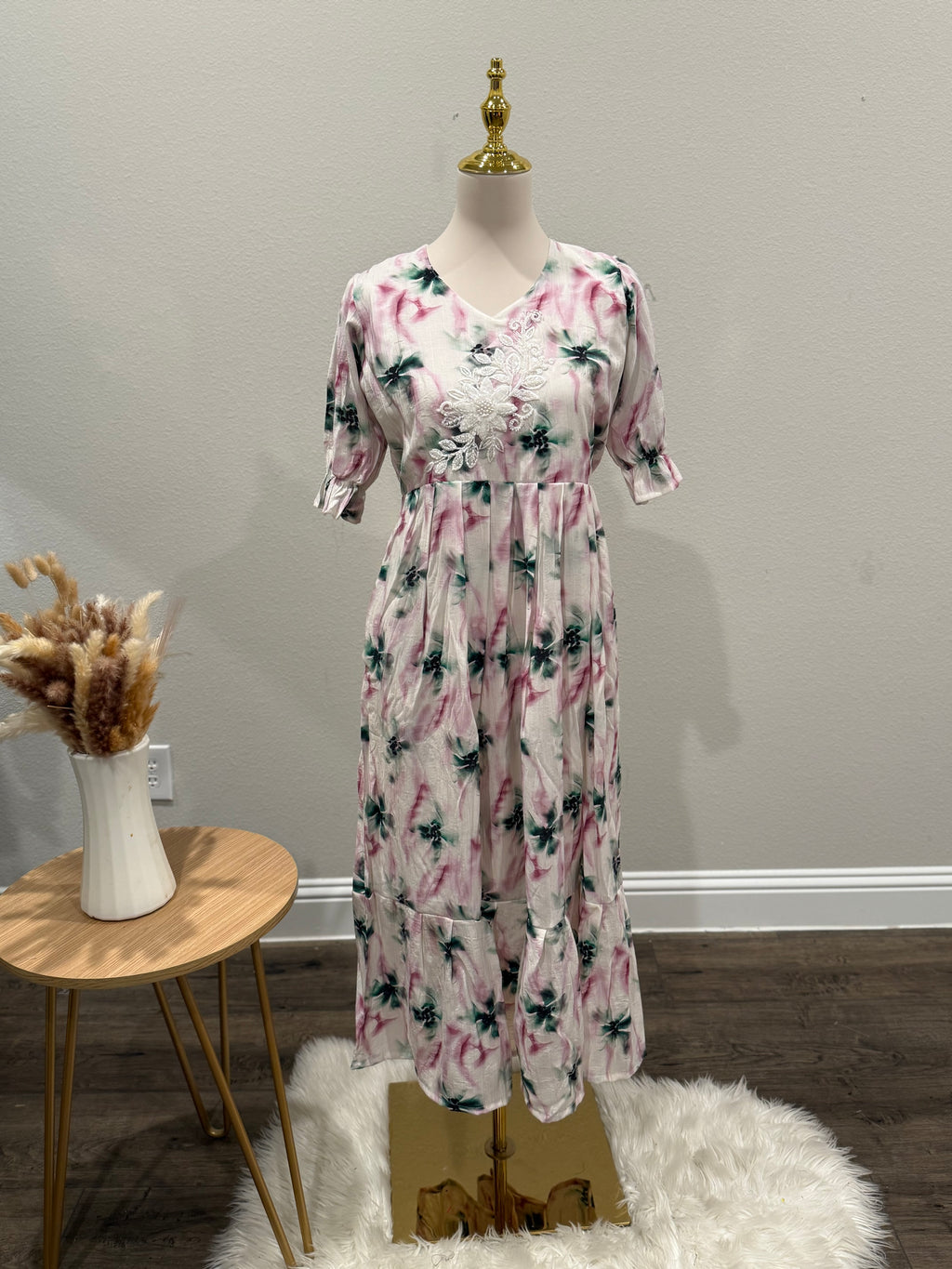 Floral Printed Midi Dress