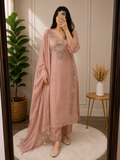 Blush Pearl Embroidered Ethnic Suit Set 💕
