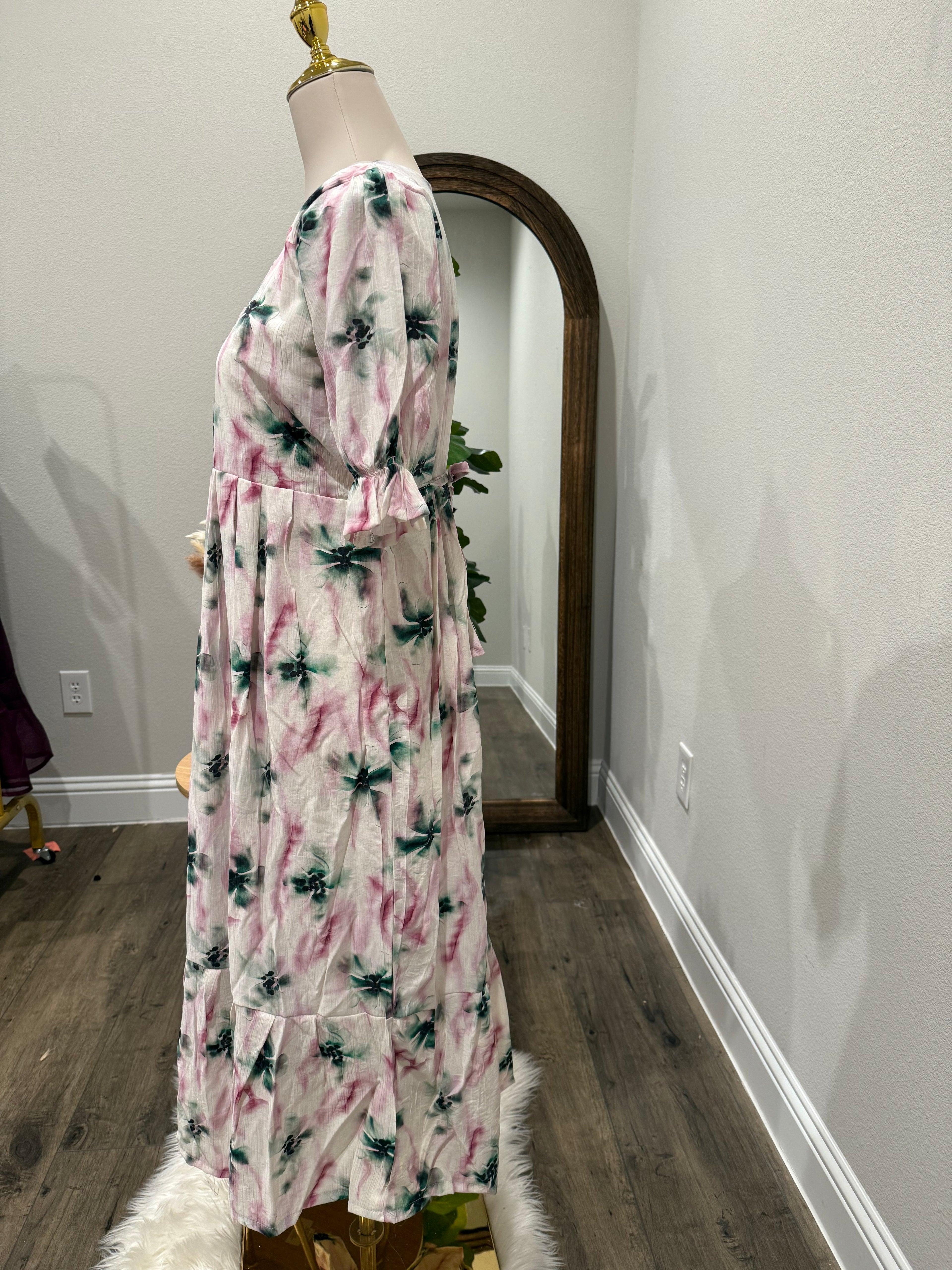 Floral Printed Midi Dress