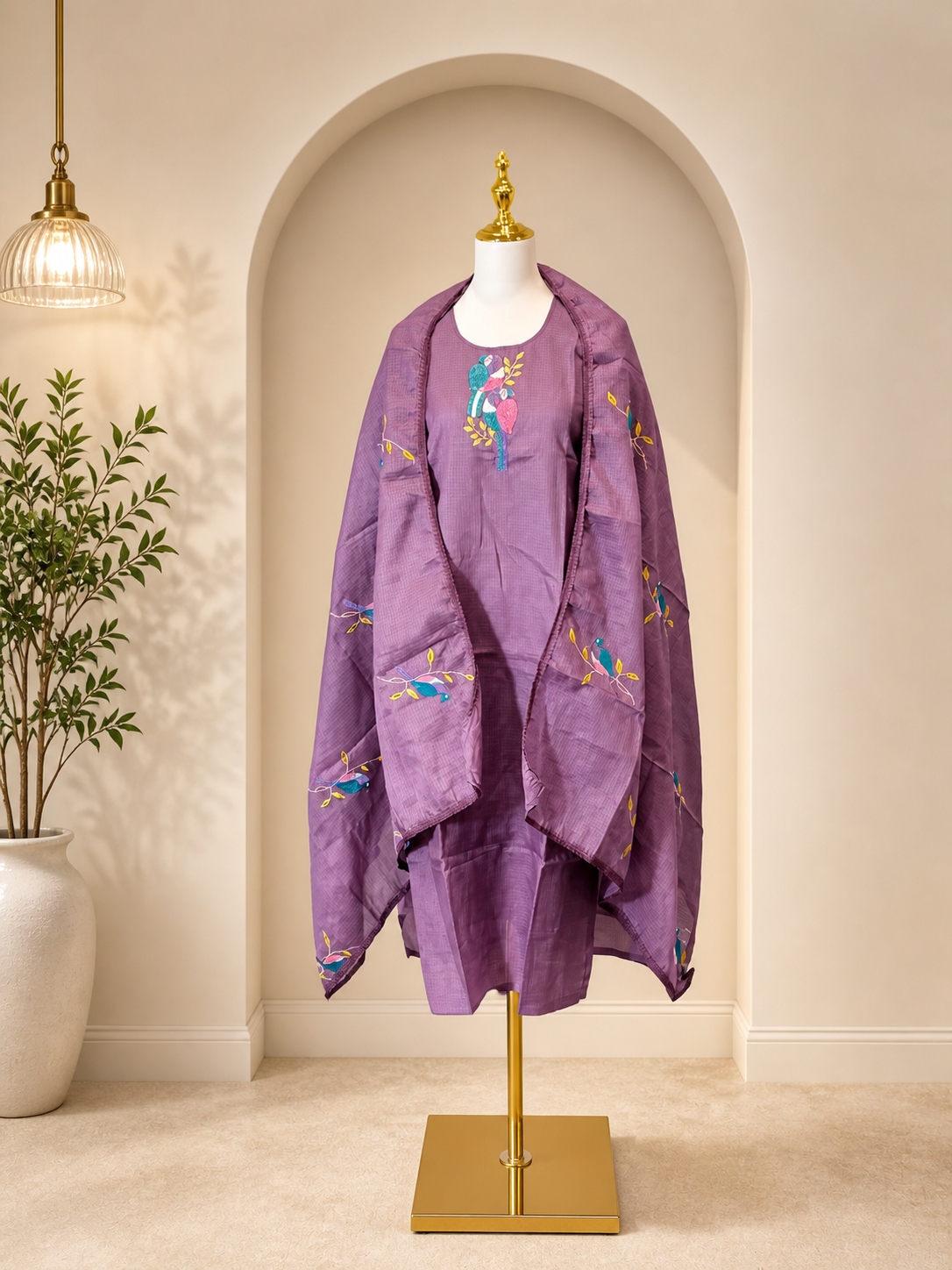 Wine purple Kota 3 piece suit