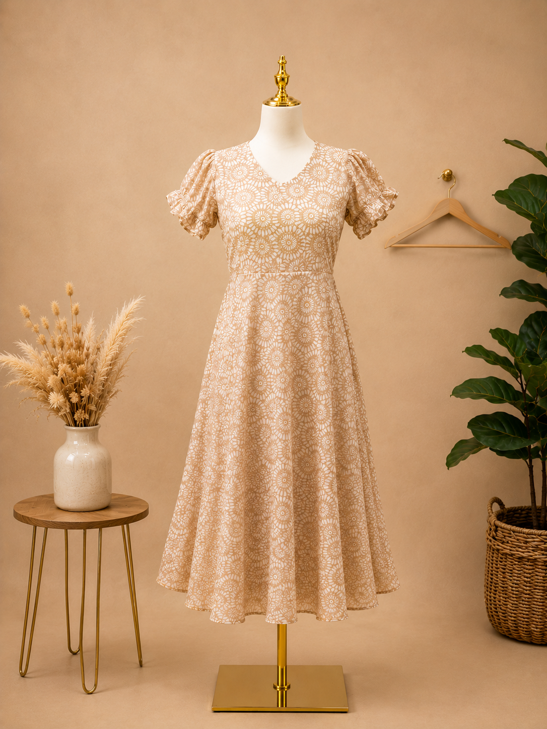 ✨ Sand Dune Floral georgette Frock ✨