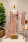 Blush Pearl Embroidered Ethnic Suit Set 💕